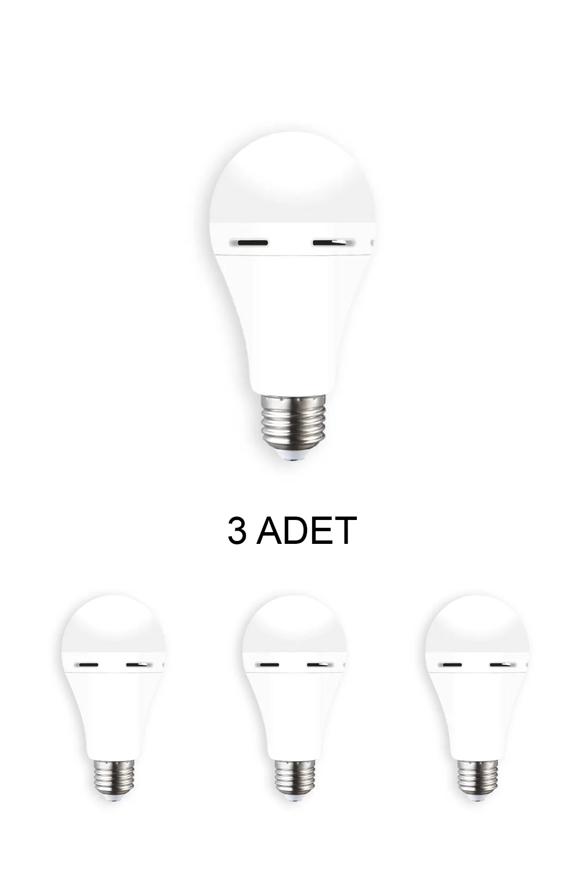 CT-4229 Şarjlı LED Ampul 9W Beyaz