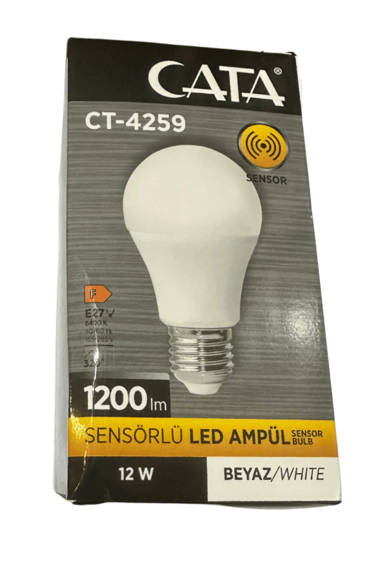 Sensörlü LED Ampul 12W Beyaz
