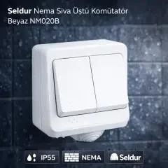 Komütatör S/Ü Beyaz-nema Seldur