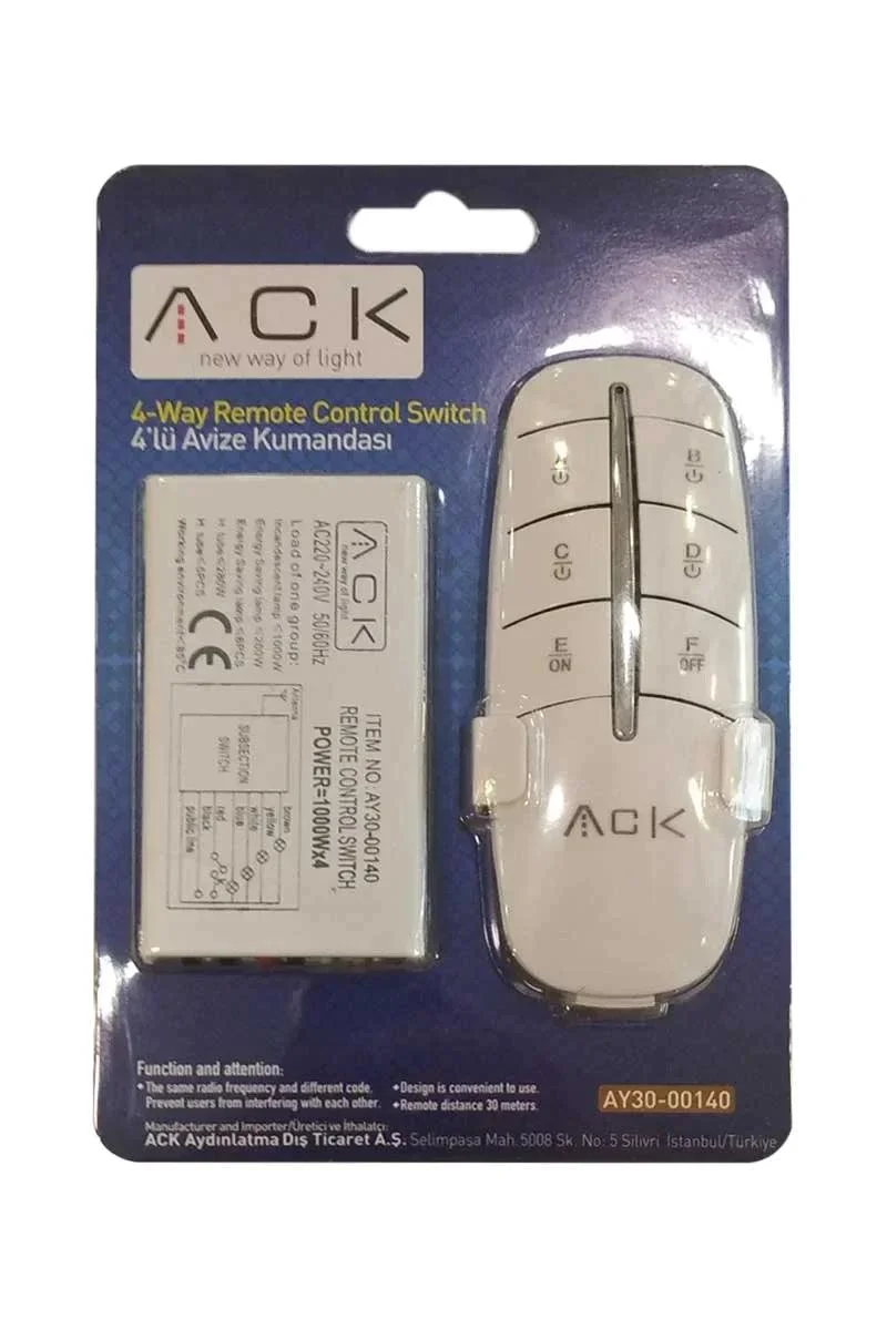 4'lü Kumanda ACK