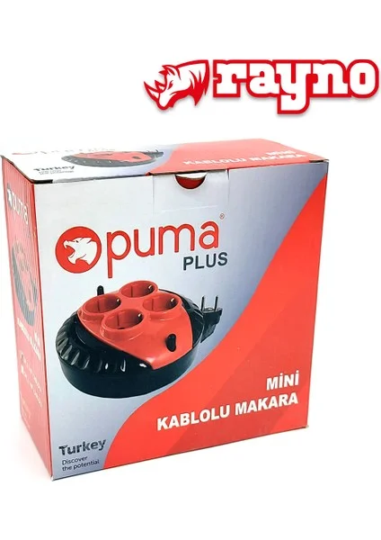 Mini Kablolu Makara 3x15