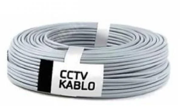 KAMERA KABLOSU 1COAX+2X0,22MM2