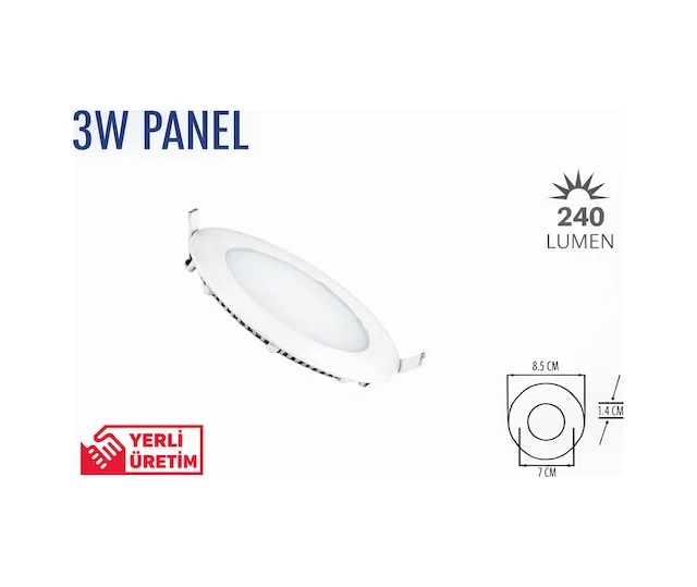 LED PANEL 3 WATT VOLTEK