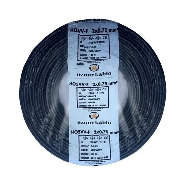 2X0,75MM TTR KABLO