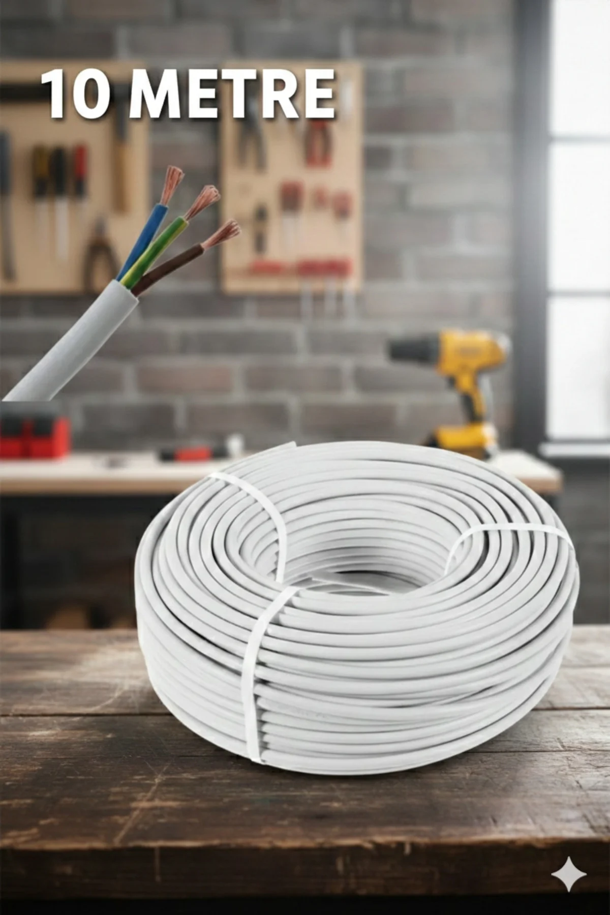 HAS ÇELİK 3X2,5 MM NYM ANTİGRON KABLO