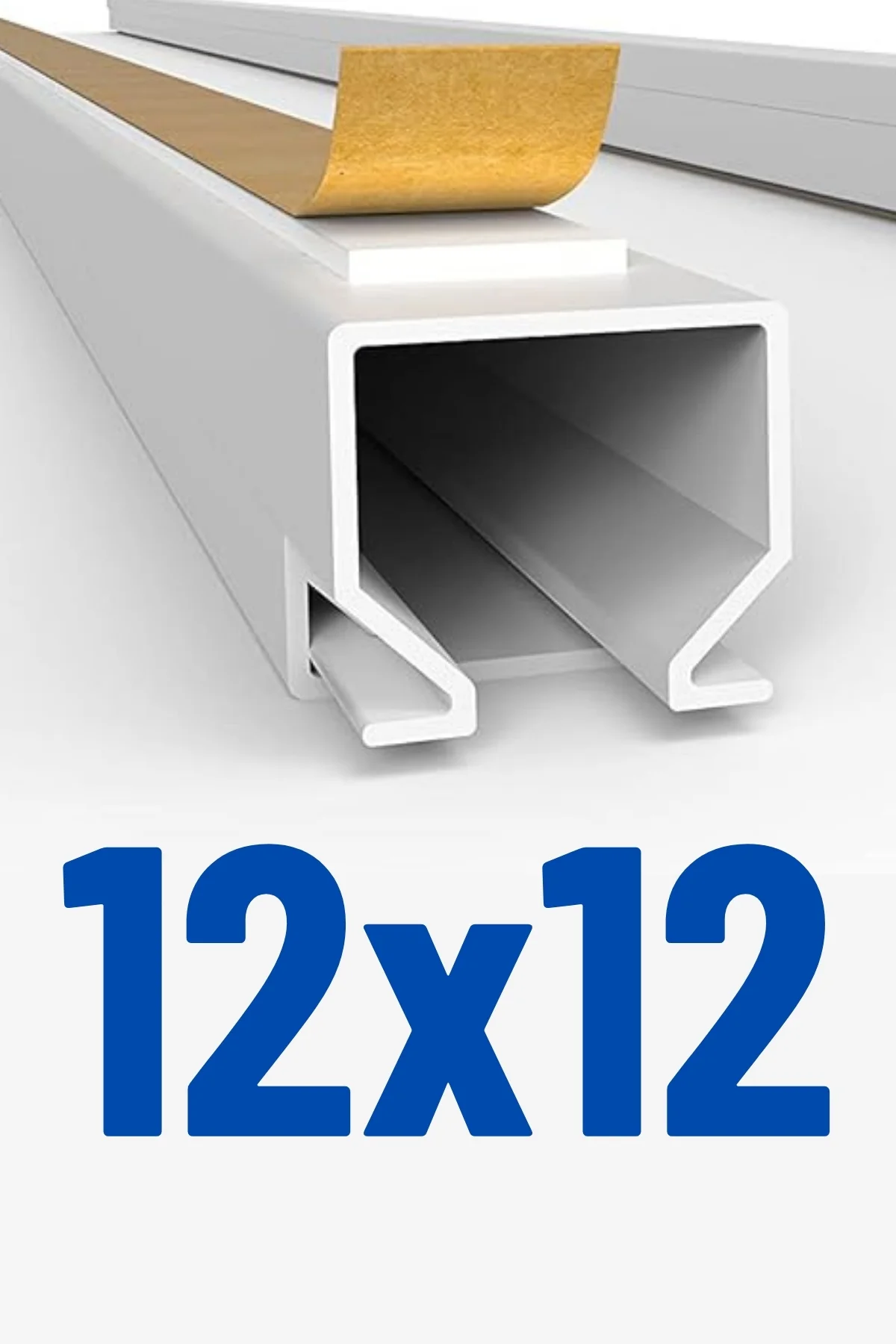 12X12 KABLO KANALI BEYAZ  1 METRE